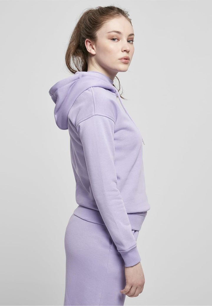 Urban Classics Damen Ladies Organic Hoody Kapuzenpullover XS Lavender, XS Lavender