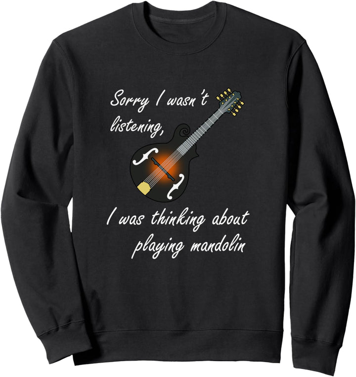Bluegrass Mandolinenspieler Musikband Musiker Sweatshirt