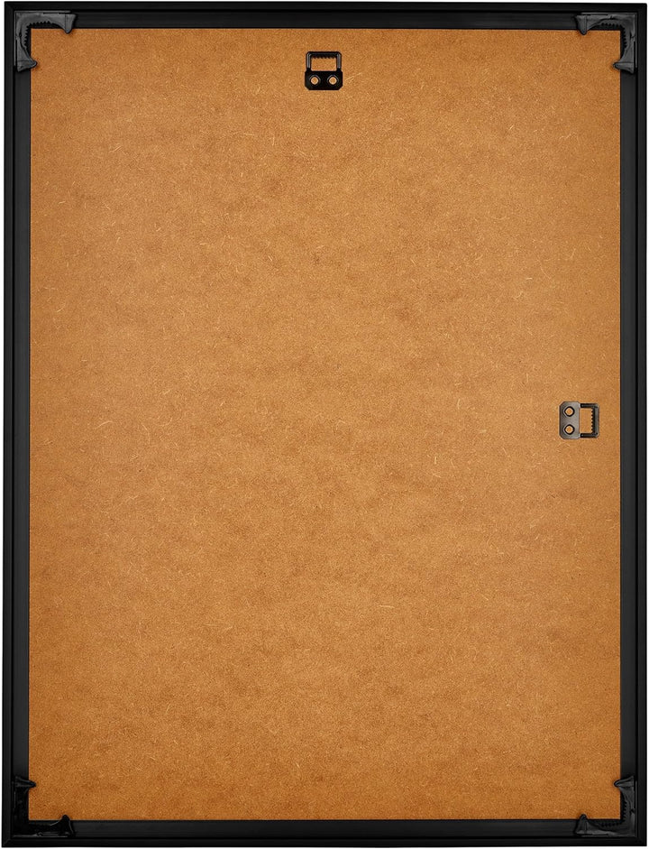 yd. Your Decoration - Bilderrahmen 75x100 cm - Schwarz Hochglanz - Bilderrahmen aus Kunststoff mit A