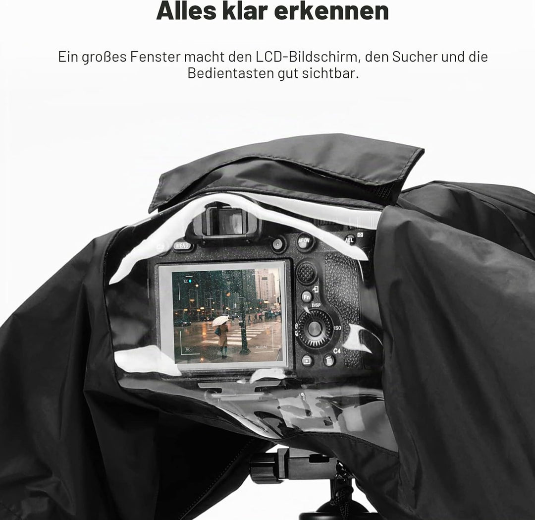 NEEWER Kamera Regenschutz, klein, strapazierfähiges Nylon, kompatibel mit Sony A7 A9 Canon 7D 5D Nik