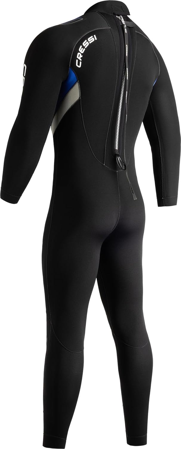 Cressi Castoro Man Monopiece Wetsuit - Taucheranzug Erhältlich in 5 oder 7 mm Neopren, Herren 5 mm S