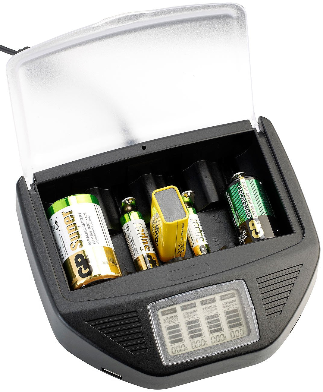 tka Köbele Akkutechnik Batterie Ladegeräte: Universal-Akku-Schnell-Ladegerät, 2X USB für Li-Ion/NiCd