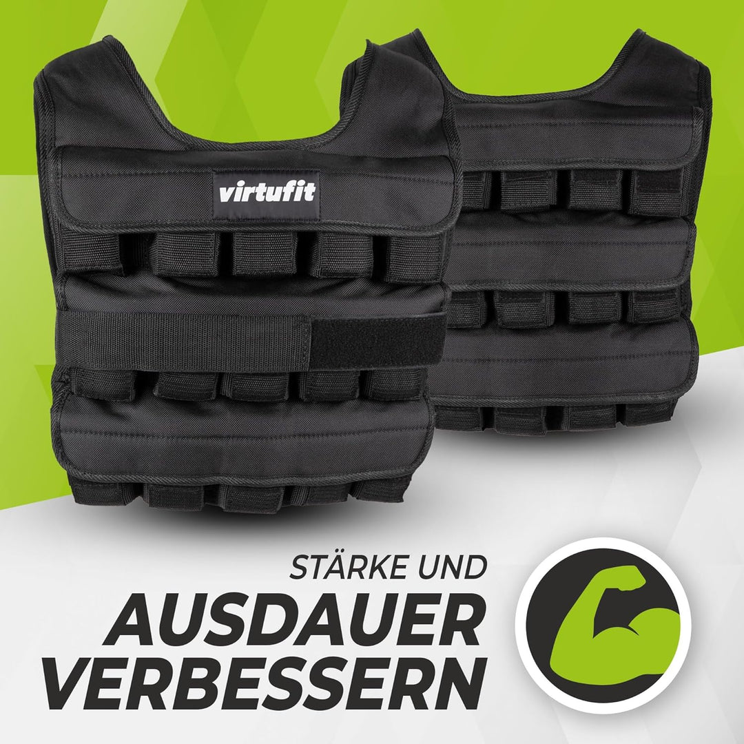 VirtuFit Verstellbare Gewichtsweste Pro - 30 kg