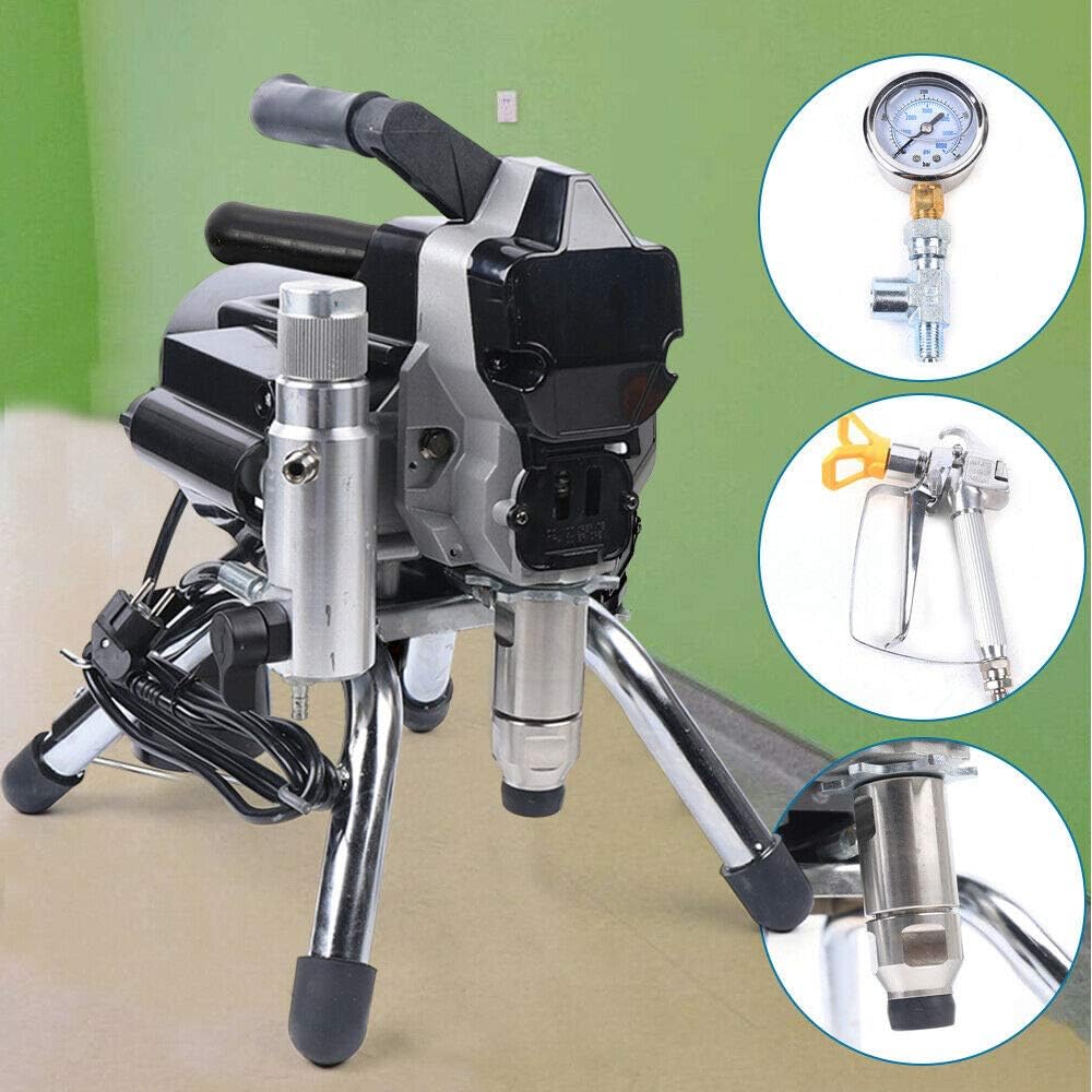 Hochdrucksprüher 3000PSI 2200W Hochdruck Farbsprühgerät Airless Farbsprühgerät Lackiergerät Wall Pai