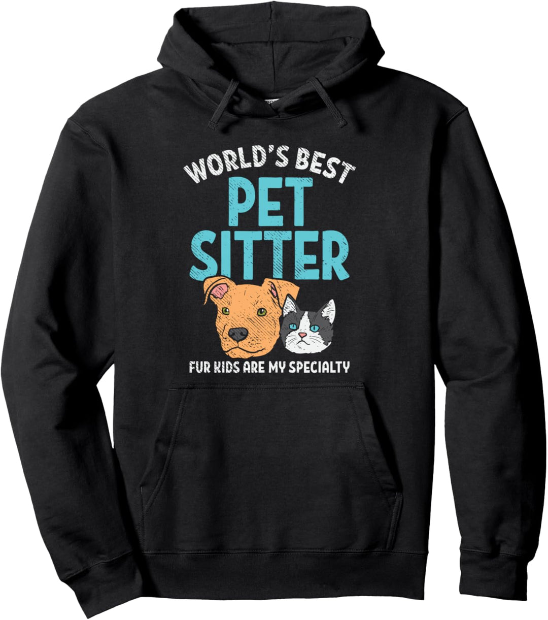 Pet sitter, Dog Walker, Dog Mom, Cat Mom, Fur Mama Pullover Hoodie