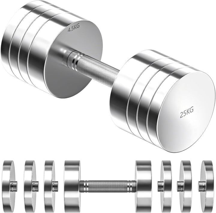 Dripex Hanteln Set, Hantel 2er Set oder Einzeln aus Stahl 2,5kg, 5kg, 7,5kg, 10kg, 15kg, 25kg, 30kg,
