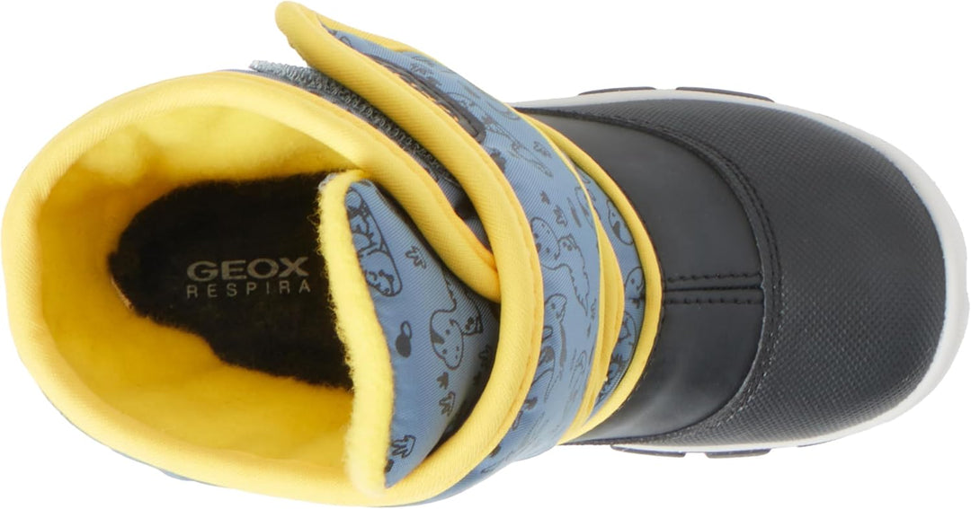 Geox Jungen B Flanfil Boy B ABX Stiefeletten 25 EU Dk Avio Yellow, 25 EU Dk Avio Yellow