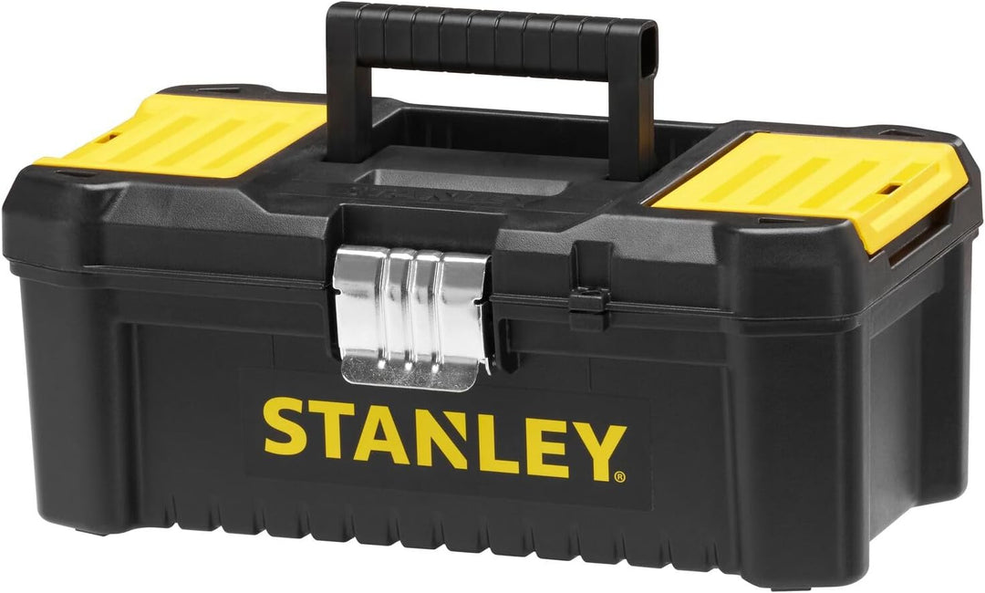Stanley Werkzeugbox/Werkzeugkoffer (12.5", 32x18.8x13.2cm, Werkzeugkasten mit Metallschliessen, Orga
