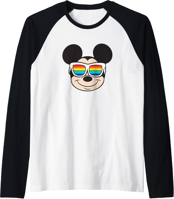 Disney Mickey Mouse Rainbow Sunglasses Raglan
