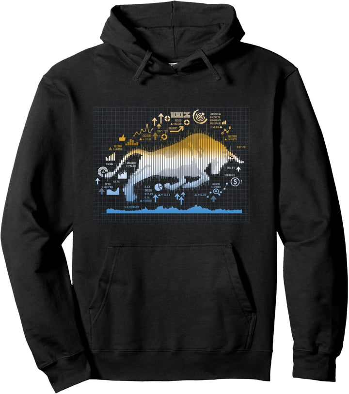 Bullenmarkt Börse Kapitalist Investor Dividenden Geschenk Pullover Hoodie