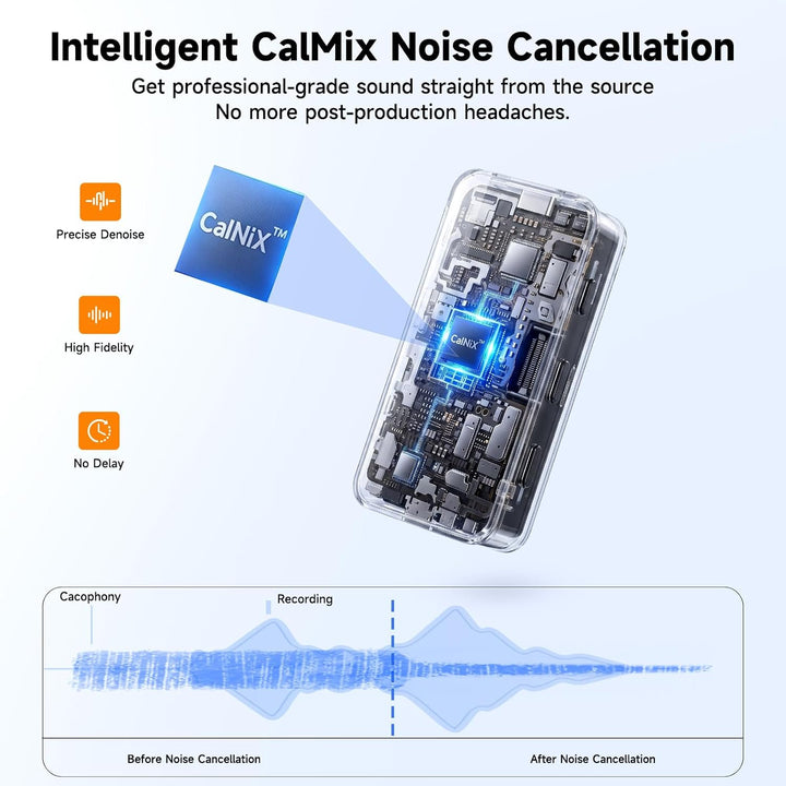 COMICA Vimo Q Lavalier Wireless Mikrofon mit 4 Sendern und 1 Receiver, 48kHz/24bit Audioqualität, Ge