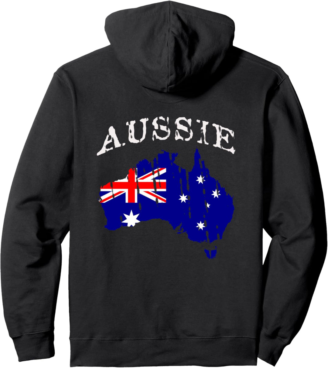 Vintage, Aussie, Australien AU Australisch Pullover Hoodie