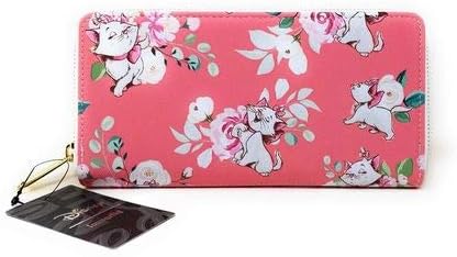 Loungefly X Disney Marie Pink Floral AOP Wallet