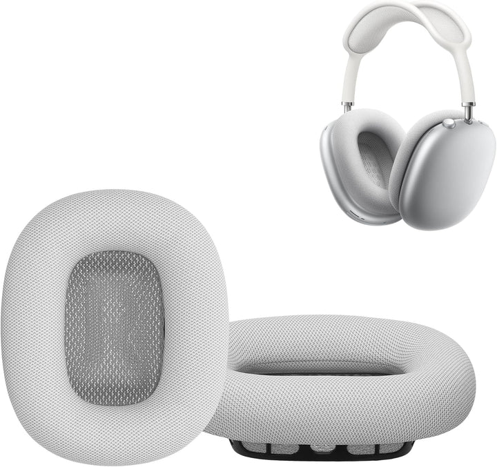 kwmobile 2X Ohrpolster kompatibel mit Apple AirPods Max Polster - Kopfhörer Polster aus Kunstleder f