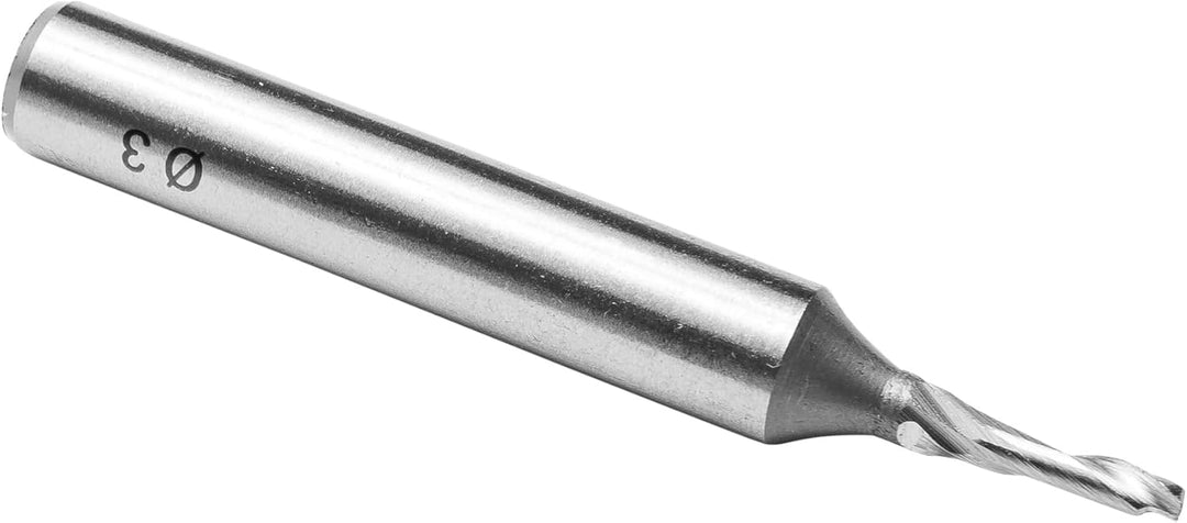 ENT 30000 Spiral-Bohrnutenfräser HS, Schaft (S) 8 mm, Durchmesser (D) 3 mm, NL 12 mm, Z1, GL 60 mm D