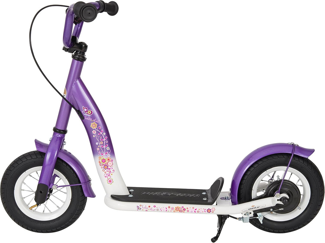 STAR SCOOTER Roller Kinderroller Tretroller Kickscooter mit Luftreifen für Jungen und Mädchen ab 4-5