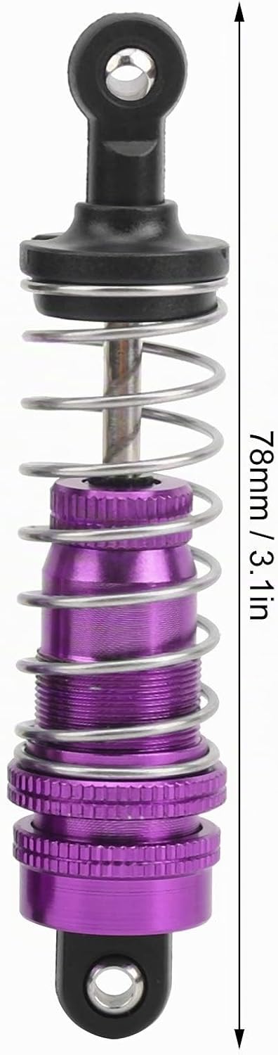 4 Stück RC Car Stossdämpfer Dämpfer, langlebiger Stossdämpfer Dämpfer RC Upgrade Ersatzzubehör für W