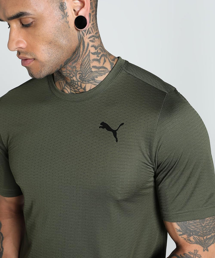 PUMA Herren Shirt, S Dark Olive, S Dark Olive