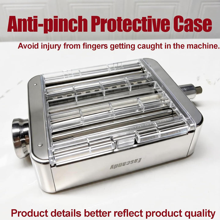 Eascandy All Metal Pasta Maker Attachment for KitchenAid, 3 in 1 Pasta Attachment for Kitchen Aid St