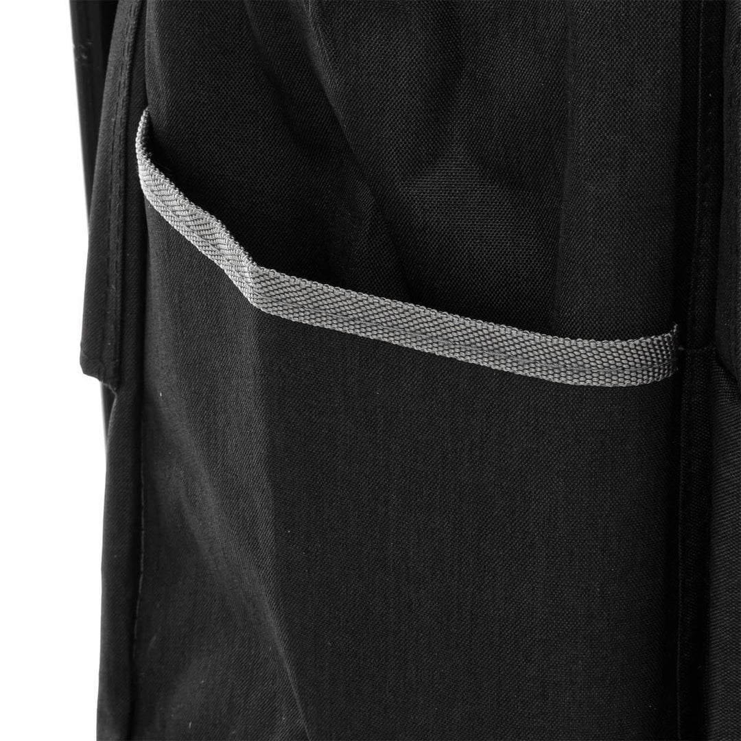 5five - einkaufswagen mit 6 rädern "nomade" metall schwarz | Leichtmetall, Reissverschlusstaschen, F