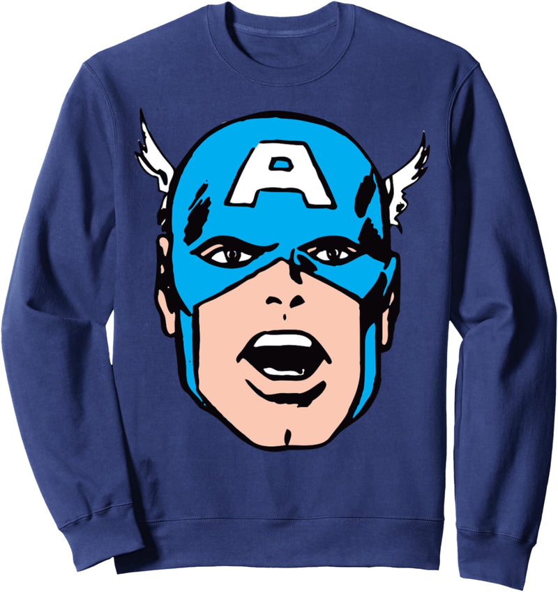 Marvel Captain American Big Face Sweatshirt