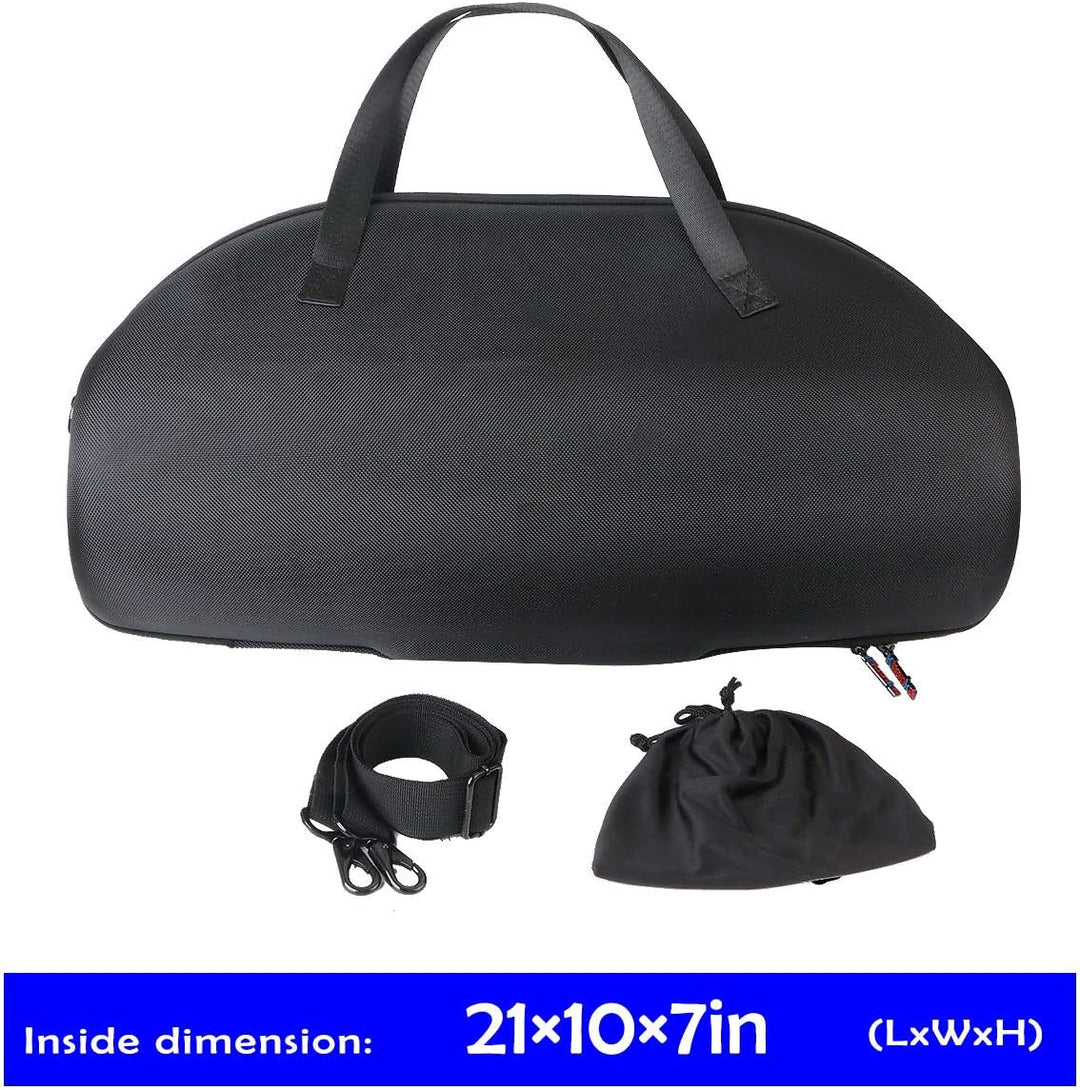 Khanka Hart Tragetasche mit Gurt und Zubehörtasche,case schutzhülle für JBL Boombox 2 Wasserdichter