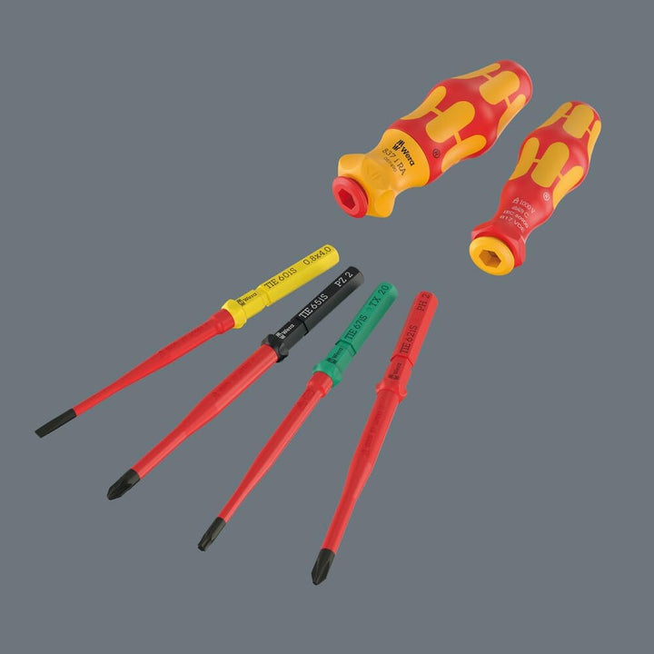 Wera 05006610001 Kraftform Kompakt VDE 17 extra slim 2 Tool Finder, 17-teilig