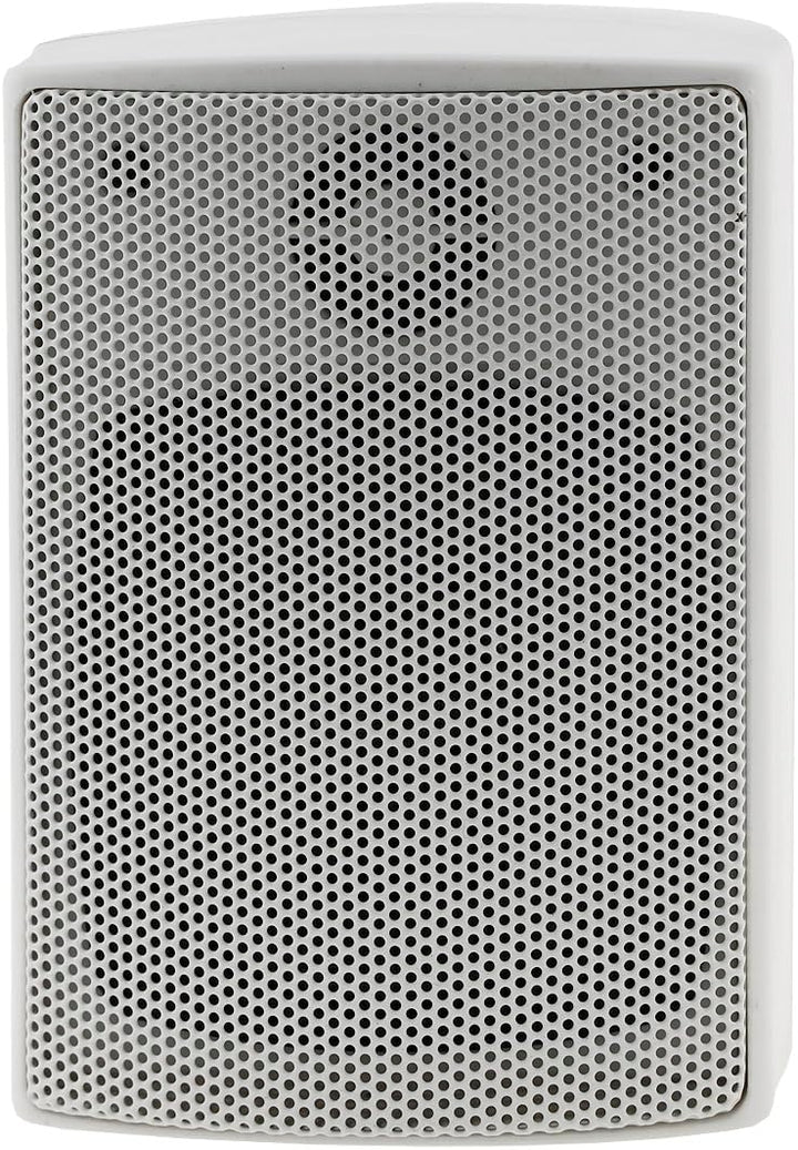 ChiliTec 2-Wege Lautsprecher Weiss Paar Wand-Lautsprecher für HiFi Stereoanlage Heimkino 40Watt 8Ohm