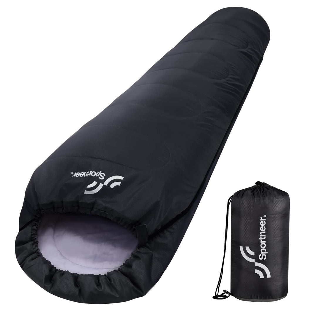 Sportneer Schlafsack - Kleines Packmass & Ultraleicht (950g/1500g) - Mumienschlafsack Outdoor Sommer