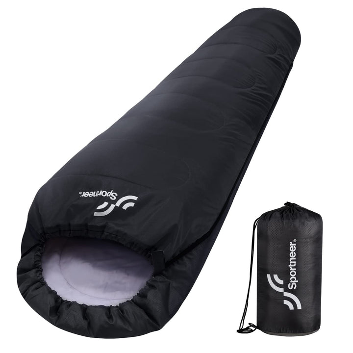 Sportneer Schlafsack - Kleines Packmass & Ultraleicht (950g/1500g) - Mumienschlafsack Outdoor Sommer