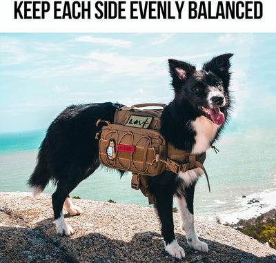 OneTigris Mammoth Hunderucksack 2.0 Version Reissen Camping Wandern Hundebackpack für M/L Grösse Hun