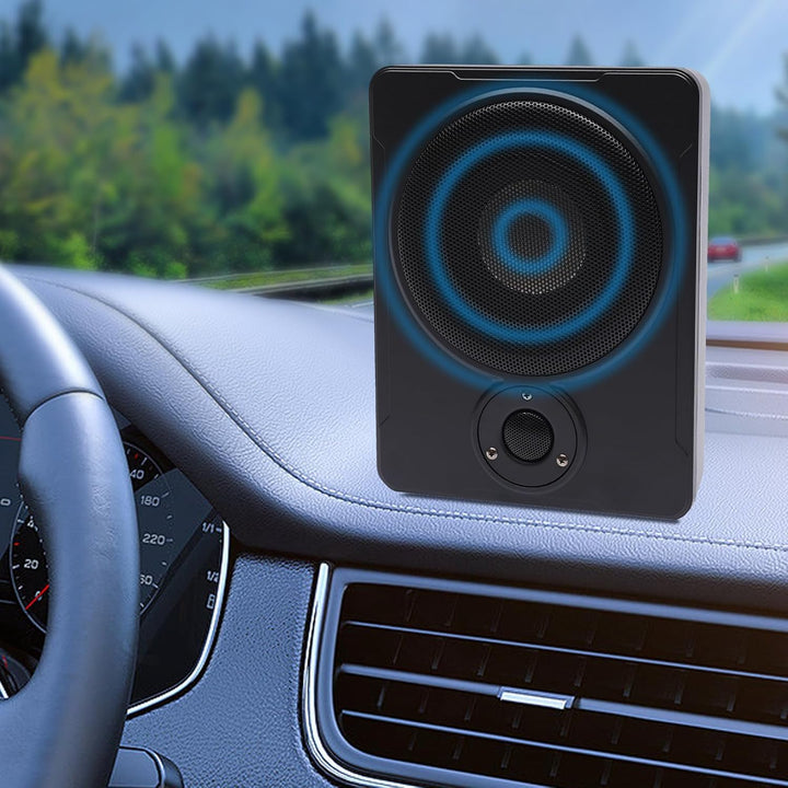 12v 600 Watt Aktiv Untersitz-subwoofer Auto Bassreflex Aktivsub Mit Kabelset DHL