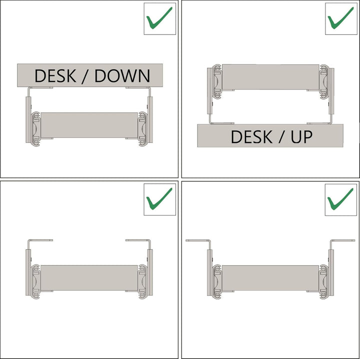 FIX&EASY Tastaturauszug Up&Down, Tastaturablage 800X500mm ahorn Dekor, Auszugschienen mit Einrastfun
