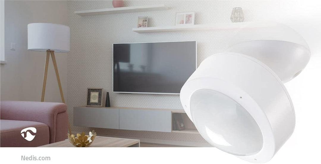 Nedis WIFISM10WT WLAN Smart Bewegungssensor, Weiss, USB, USB
