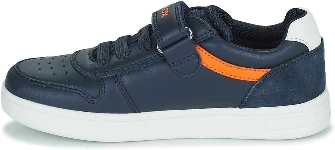 Geox Jungen J Djrock Boy BSneakers 30 EU Navy Orange, 30 EU Navy Orange