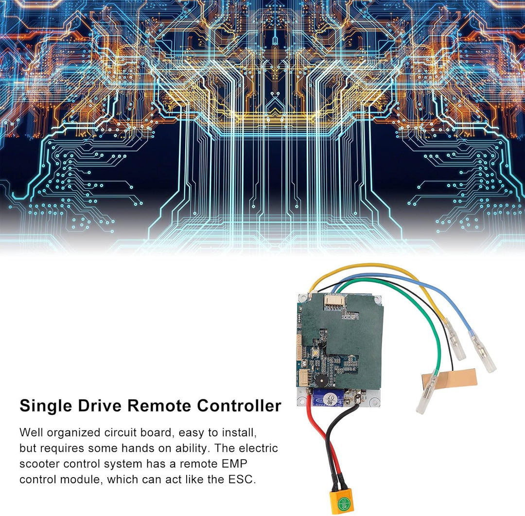 Elektro Skateboard Controller ESC Set, 30V bis 42V 200W Fernbedienung Elektrisches Longboard Einzela