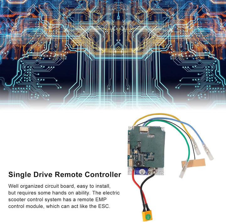 Elektro Skateboard Controller ESC Set, 30V bis 42V 200W Fernbedienung Elektrisches Longboard Einzela