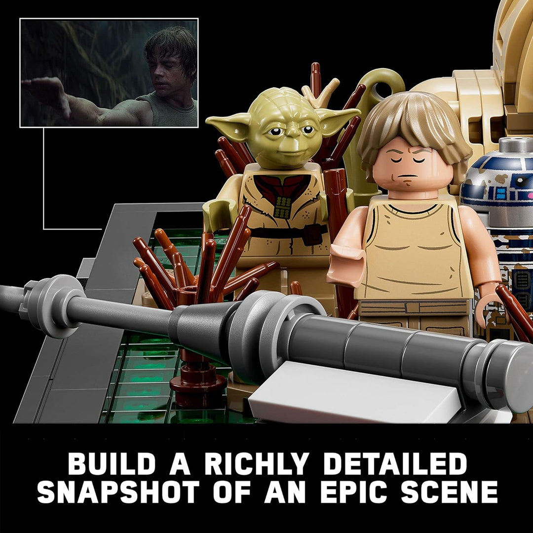 LEGO Star Wars Dagobah Jedi Training Diorama 75330 Building Kit for Adults; Brick-Built Collectible