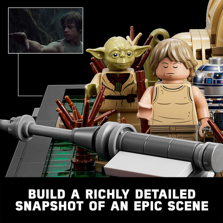 LEGO Star Wars Dagobah Jedi Training Diorama 75330 Building Kit for Adults; Brick-Built Collectible