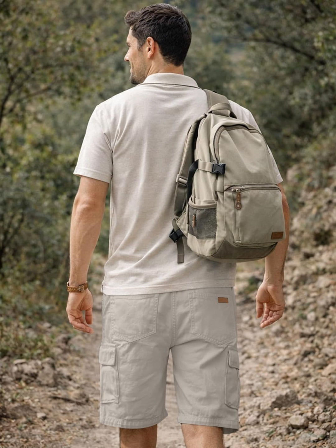 JMIERR Kurze Hosen Herren Baumwolle Cargo Shorts Herren Sommer Freizeithose mit Taschen S G Grau, S