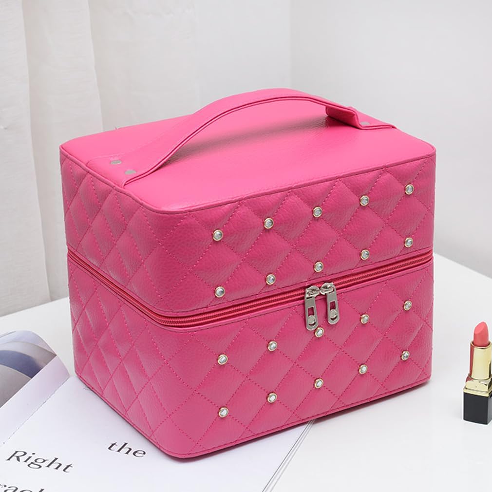 Kosmetikkoffer Makeup Box Kosmetiktasche Schminkkoffer für Reisen Dienstreise weich 3 verfügbare Ebe