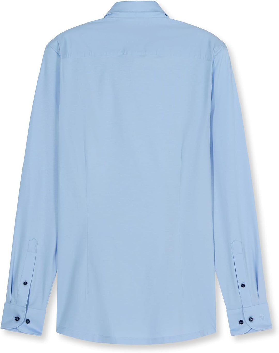 OLYMP Herren Oberhemd Langarm 120264,Single Jersey,Modern Fit Jerseyshirt 01,New Kent 37 Hellblau 10