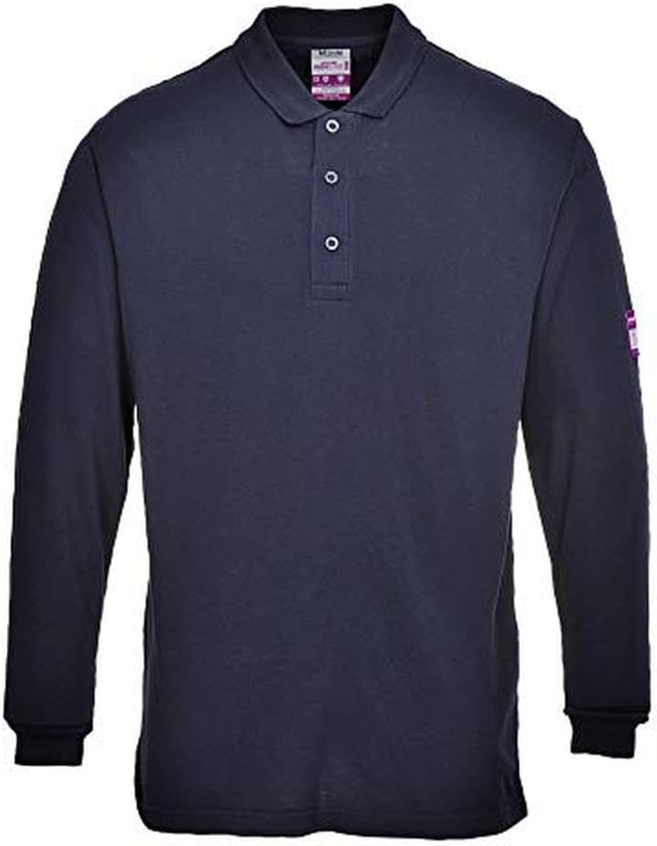 FR Antistatic Polo Shirt Color: Navy Talla: Medium M Armada, M Armada