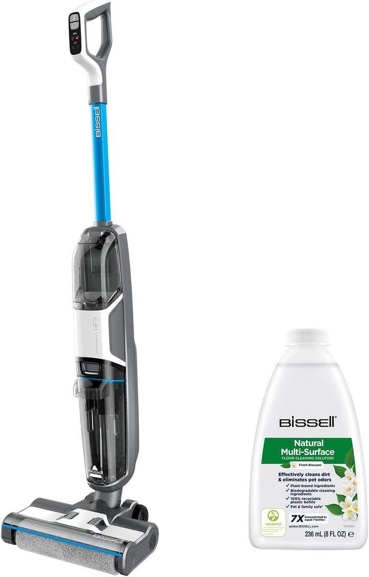 Bissell CrossWave HF3, Kabelloser Nass Trockensauger, Saugen & Wischen in Einem, Leichtgewichtiger N