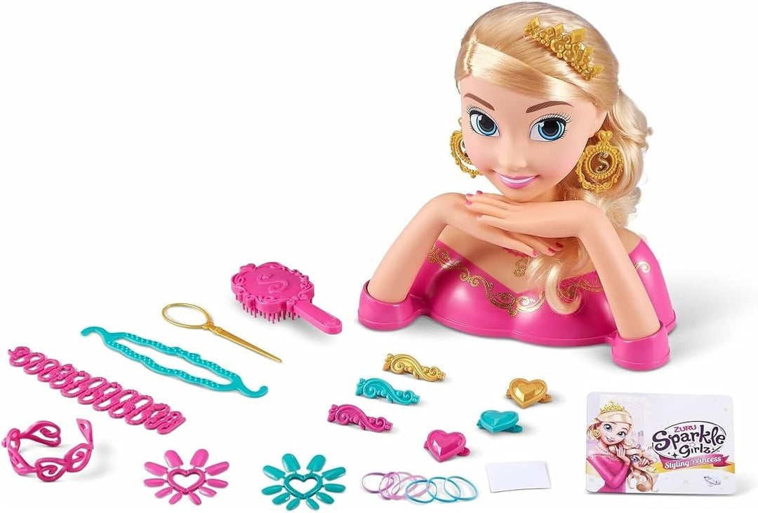 ZURU Sparkle Girlz Barbie Frisierkopf, one Size