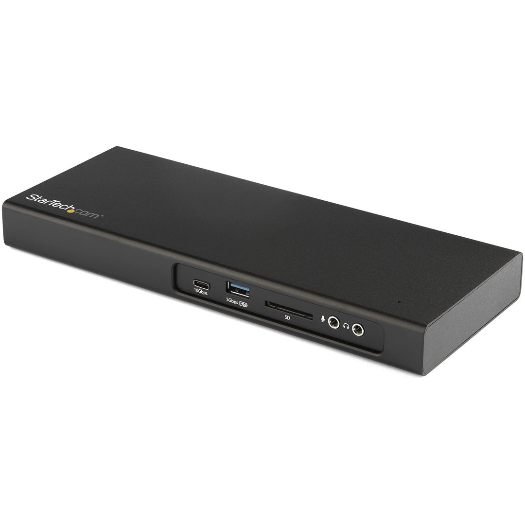 StarTech.com Dual 4K Thunderbolt 3 Dockingstation - PCIe M.2 - SD 4.0 Kartenleser - 3x USB Ports - T