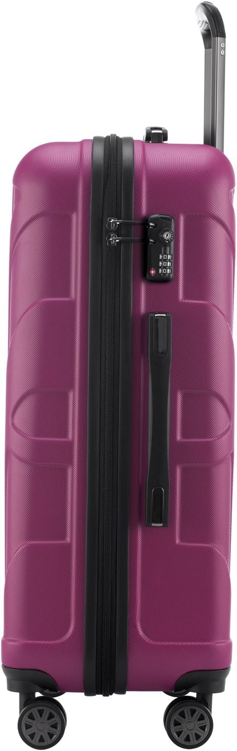 suitline Hartschalen-Koffer Koffer Trolley Rollkoffer Reisekoffer, TSA, 66 cm, ca. 58 Liter, 100% AB