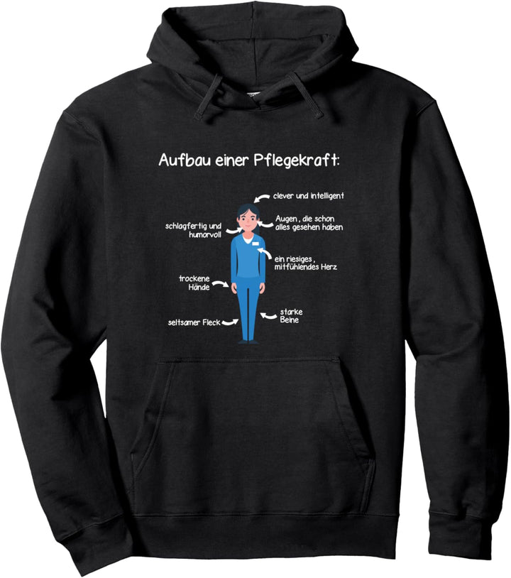 Altenpflege Spruch Lustig Kleidung Pflegekraft Pfleger Humor Pullover Hoodie