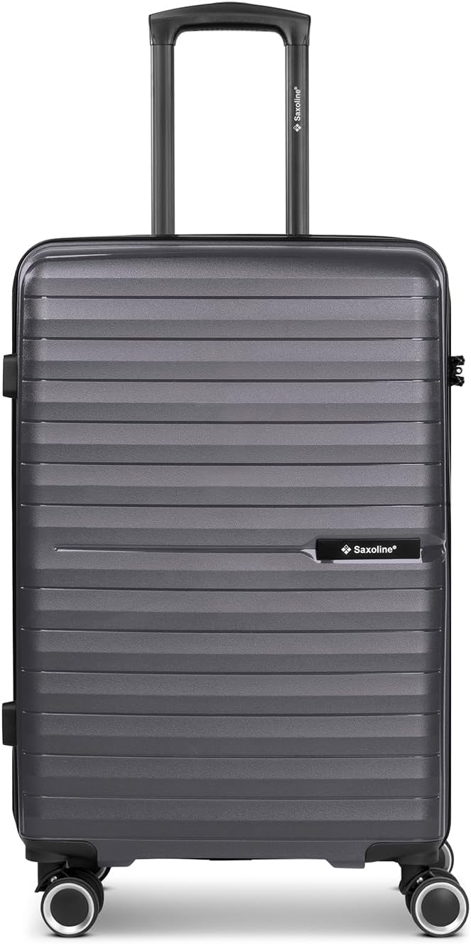 SAXOLINE mittelgrosser Hartgepäck Check-in Koffer | Trolley 44 x 26 x 66 cm aus hochwertigem, robust