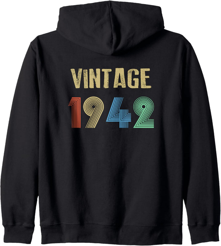 1942 Vintage Geburtstag Kapuzenjacke